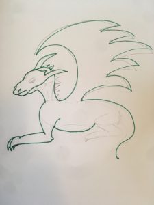 Dragon in process