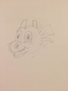 Dragon head sketch