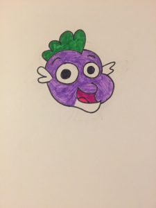 Purple Dragon head