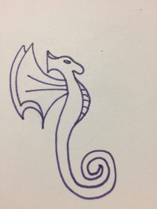 Dragon like a seahorse