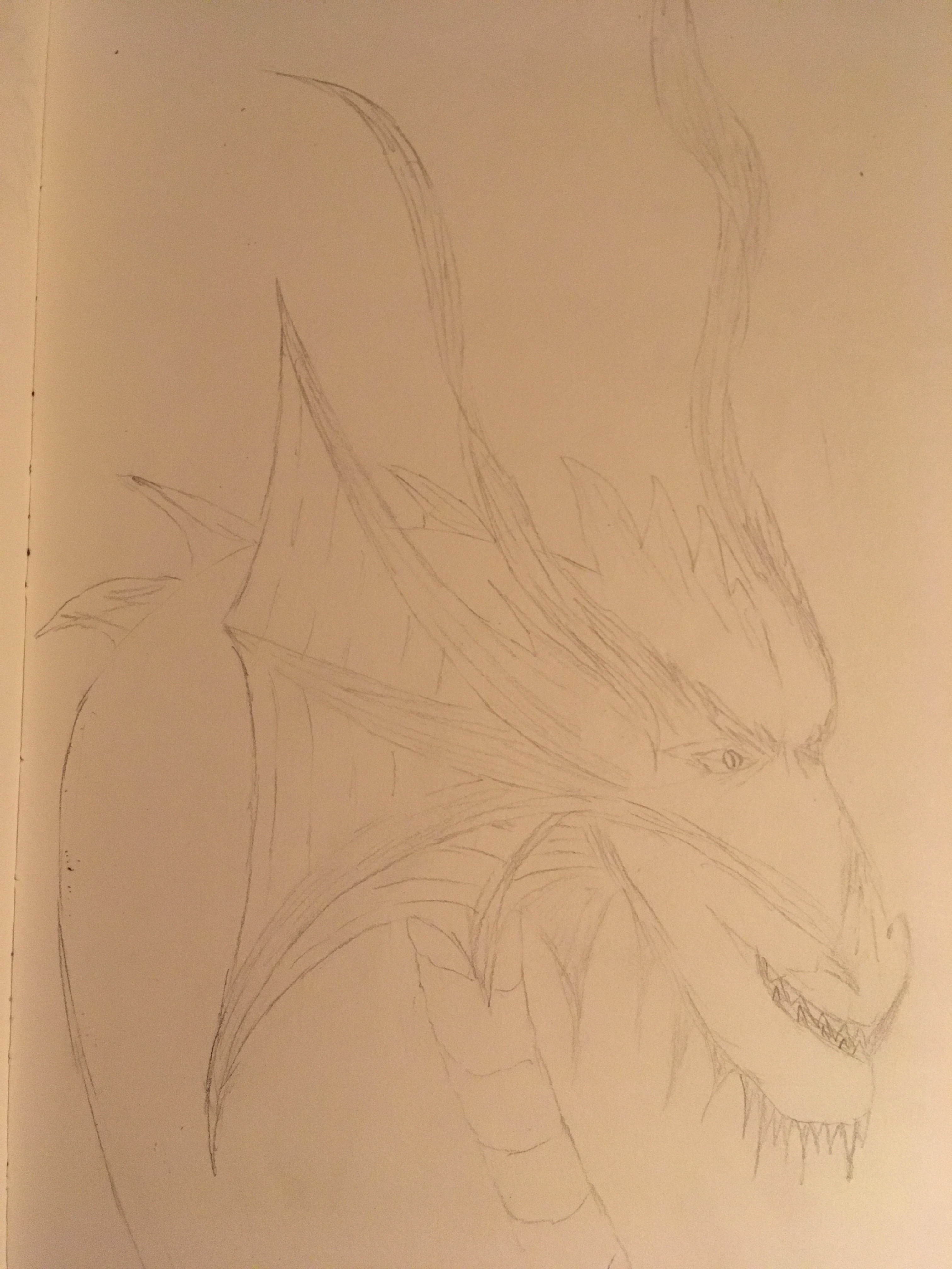 Dragon head pencil