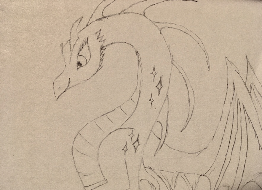 Sparkly dragon