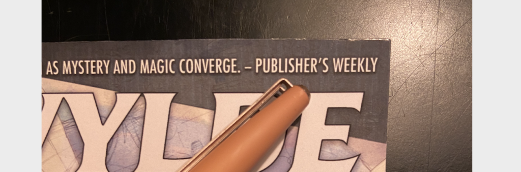 Image of book cover with Publisher's Weekly spelled wrong - mistakes